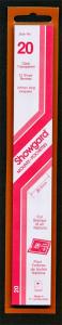 Showgard Stamp Mount Size 20/215 mm - CLEAR - Pack of 22 (20x215  20mm)   STRIP