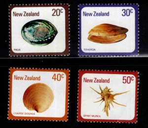 New Zealand Scott 674-677 MNH** shell set 1978