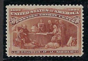 US Scott #239 Mint NH OG VF+