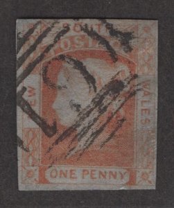 New South Wales Sc#13c used, fine, Cv. $180