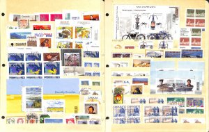 Canada Stamp Collection on 11 Stock Pages, Nice Used Lot (CA)