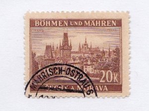 Czechoslovakia - Bohemia & Moravia stamp #39, used