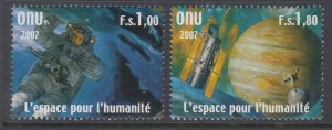 UN Geneva 476-477 Space MNH VF