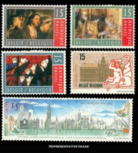 Belgium Scott 1477-1481 Mint never hinged.