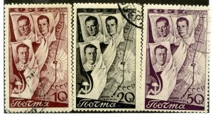 Russia, Scott #640-42, Used, complete set