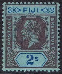 FIJI 1922 KGV 2/- WMK MULTI SCRIPT CA