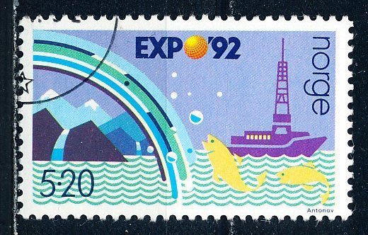 Norway #1023 Single Used