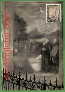 32694 - VATICAN - MAXIMUM CARD - 1956 - religion-