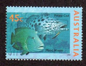 Australia 1463a - Used -Potato Cod / Maori Wrasse (cv $0.90)