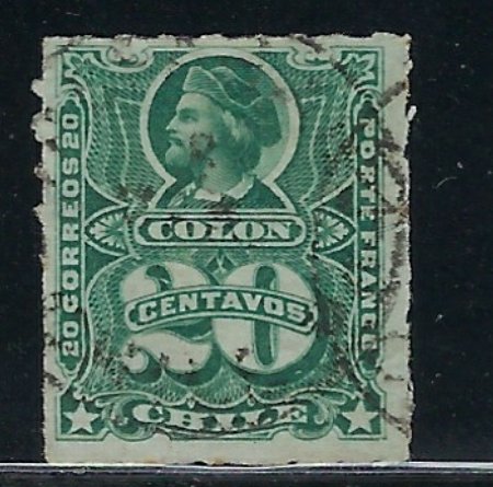 Chile 24 Used 1877 issue (fe5927)