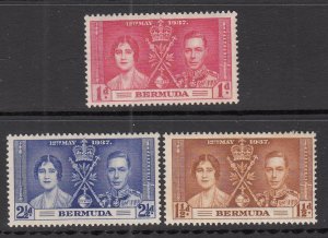 Bermuda 115-117 MNH VF