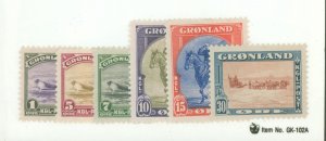 Greenland #10-15 Unused