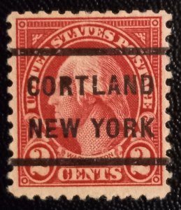 US Scott #634 Precancel Cortland New York VF