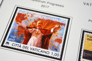 COLOR PRINTED VATICAN CITY 2011-2020 STAMP ALBUM PAGES (48 illustrated pages)