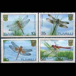 TUVALU 1983 - Scott# 200-3 Insects Set of 4 LH