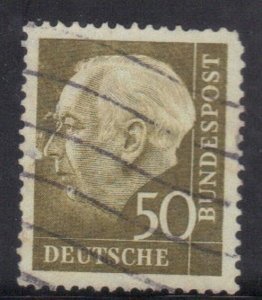 GERMANY SC# 757 USED 50pf  1956-57