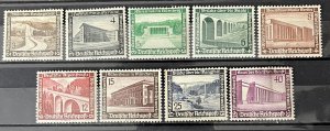 Germany #B93-B101 MLH Set- SCV=$11.70
