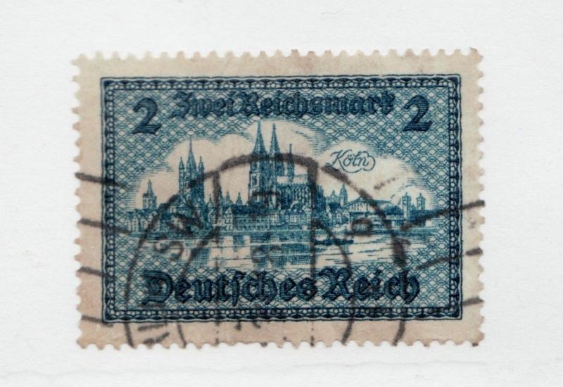 GERMANY Sc#387 Θ used Deutsches Reich , postage stamp cv$15