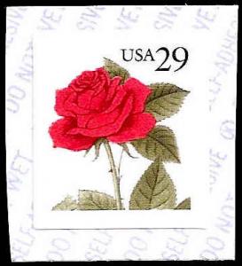 # 2490v MINT NEVER HINGED RED ROSE