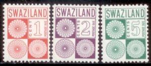 Swaziland 1971 SC# J10-12 MNH-OG E32