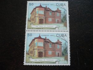 Stamps - Cuba - Scott# 3540-3543 - MNH Set of 4 stamps in Pairs