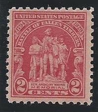 US Cat # 680, Battle of Fallen Timbers, Mint-NH*-