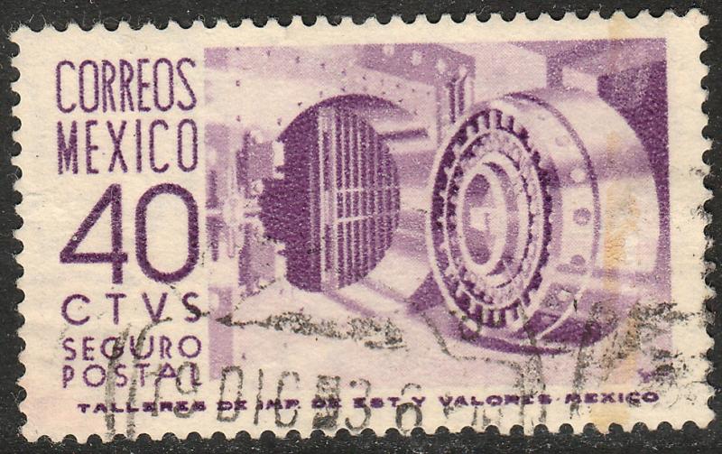 MEXICO G11, 40cents 1950 Definitive 1st Printing wmk 279 USED. F-VF. (773)