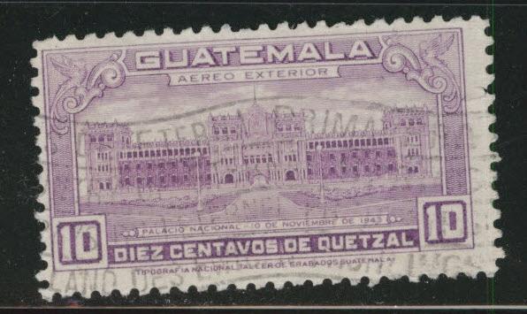 Guatemala  Scott C138 used airmail 
