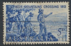 Australia SG 352 SC# 355 Blue Mountains Crossing 1963 centered Used see scan 