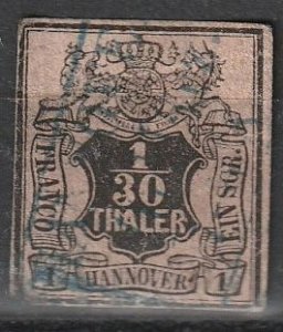 Hanover #3  Used, Clean Back (~0018k)