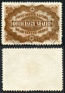 Canada Dead Letter Office OX1 Fine used (no creases)