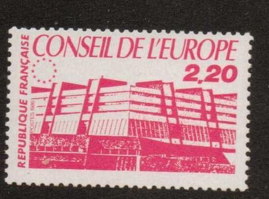 FRANCE SGC42 1986 COUNCIL OF EUROPE BUILDINGS  MNH 