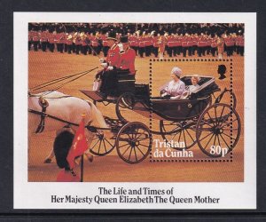 Tristan da Chuna 376 Queen Mother Souvenir Sheet MNH VF