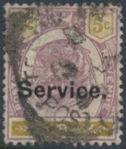 Perak  Malaya   SC#  O11  Used  Service  see details & scans