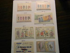 Nice Indonesian Back of Book Stamp Collection High Value