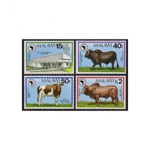 Malawi 550-553,MNH.Michel 533-536. Development Bank,1989.Steer,Heifer,Zebu bull.