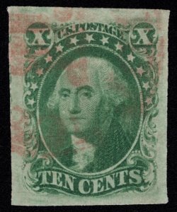 US SCOTT #15 USED W/PSE CERT GRADED 95J XF/SUP JUMBO HUGE STAMP!