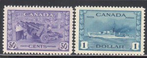 Canada #261-262 XF NH C$225.00