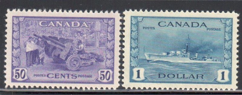 Canada #261-262 XF NH C$225.00