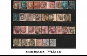 GREAT BRITAIN - 1840-80 SELECTED CLASSIC STAMPS OF QV 32V USED HIGH CV