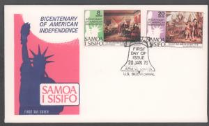 Samoa, First Day Cover, Americana