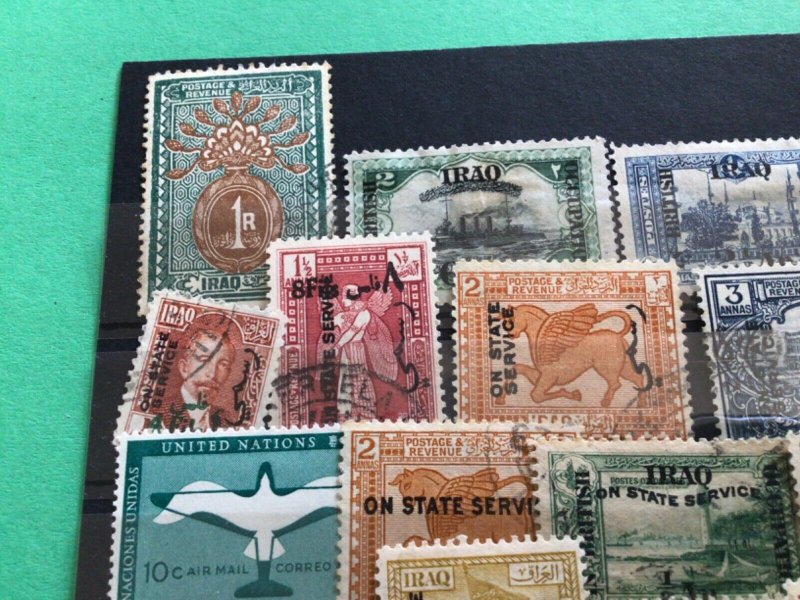 Iraq mounted mint & used stamps A18525