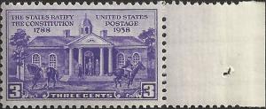 # 835 MNH -  SCV-0.45 - CONSTITUTION RATIFICATION