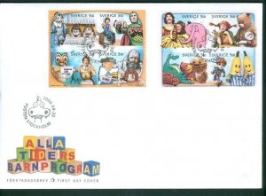 Sweden 2006 FDC Cachet.Classic Childrens TV.Engraver:Naszarkowski.Morck.Sjooblom