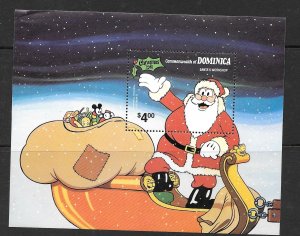 DOMINICA SGMS763 1981 CHRISTMAS MNH