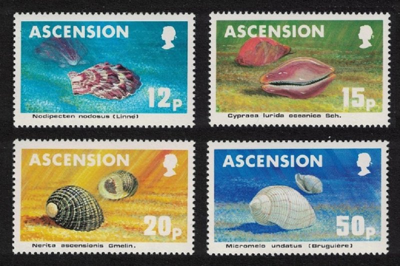 Ascension Sea Shells 4v 1983 MNH SG#350-353