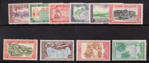 1949 Cook Islands Sc #131-40 - Full postage stamp set of Pictorials  MNH $46.40