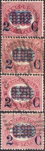 Italy #37-44   Used Set