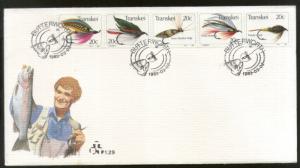 Transkei 1983 Dragonflies Insect Fishing Files FDC # 16524