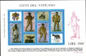 VATICAN 2939a S/S MNH SCV $4.25 BIN $2.75